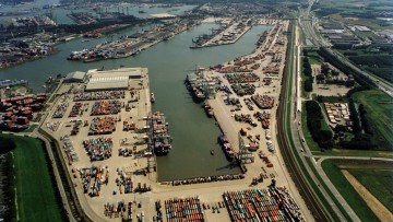 Hafen Rotterdam Luftbild
