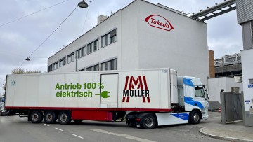 Müller Transport E-Lkw
