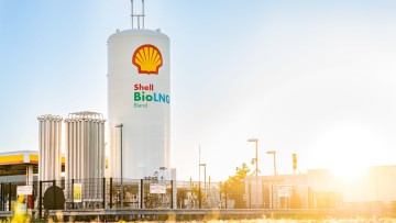 Shell Bio-LNG für schwere Lkw