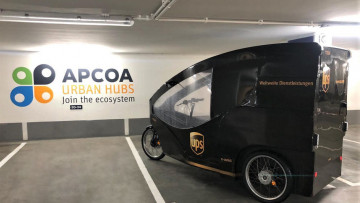 UPS und Apcoa wollen urbane Logistik nachhaltiger gestalten