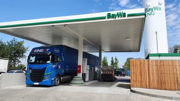 BMS nimmt LNG-Tankstelle in Eching bei München in Betrieb