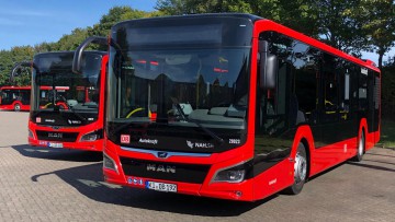 Erste Hybridbusse in Schleswig-Holstein gehen an den Start