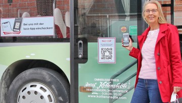 Omnibusbetrieb Kottenstedte: Erstes Busunternehmen aus NRW setzt Luca-App in Linienbussen ein 