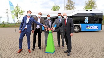Antriebe: Rebus testet Wasserstoffbus von Solaris