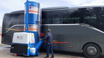 Fahrzeugreinigung: Neue Buswaschanlage von Stark