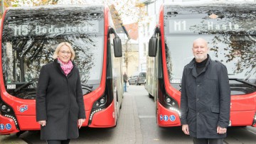 Osnabrück: Erstmals alle E-Gelenkbusse im Einsatz