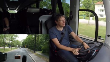 Kamera läuft - Bus fährt: MAN Lion's Coach