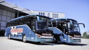 Setra: Zwei neue S 515 HD für die Geiger Reisen GmbH