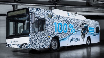 Wasserstoffbusse: Prototyp aus KEYOU- & VOITH-Kooperation auf IAA