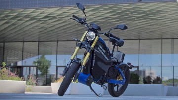 Elektro-Motorrad eRockit : Los, aufspringen