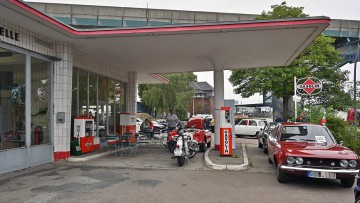 Unter Denkmalschutz: Hamburgs Oldtimer Tankstelle 