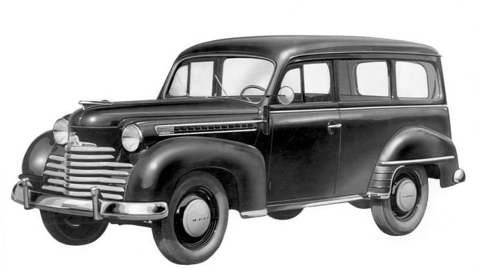Opel Olympia Kombi aus dem Jahr 1950