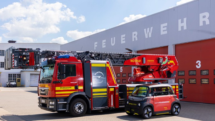 Opel Rocks-e Feuerwehr