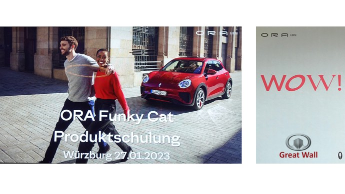 Ora Funky Cat - Produktschulung 2023 in Würzburg