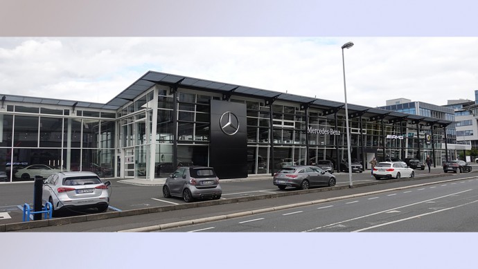 Robert Kunzmann GmbH - neues Mercedes-Autohaus in Aschaffenburg