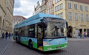 Stadtwerke Münster: Wasserstoffbus im Testeinsatz