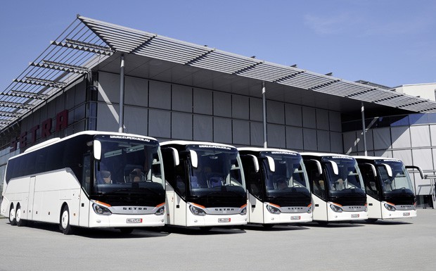 Fünf Setra Busse für die Slowakei