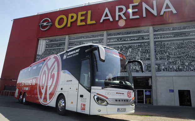 Neuer Mannschaftsbus für 1. FSV Mainz 05