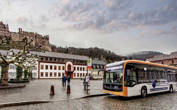 Erste vollelektrische Buslinie in Heidelberg