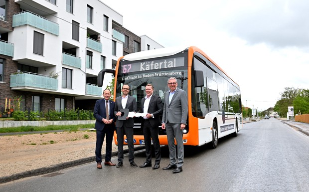 Drei weiter eCitaro für die Rhein-Neckar-Verkehr GmbH