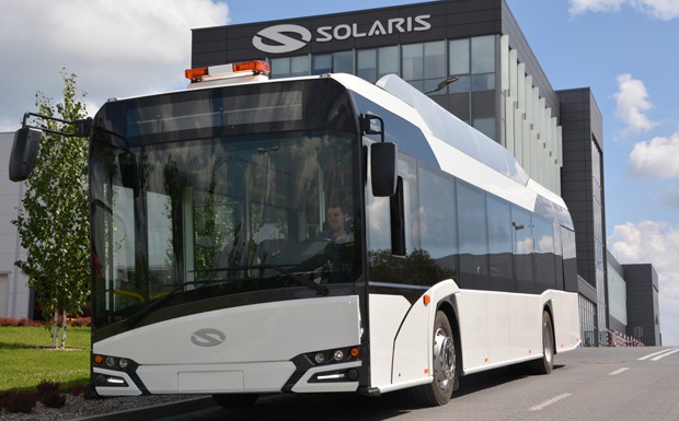 Elektrischer Hafenbus von Solaris