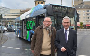 Solaris: Fünf neue Elektrobusse für Frankfurt