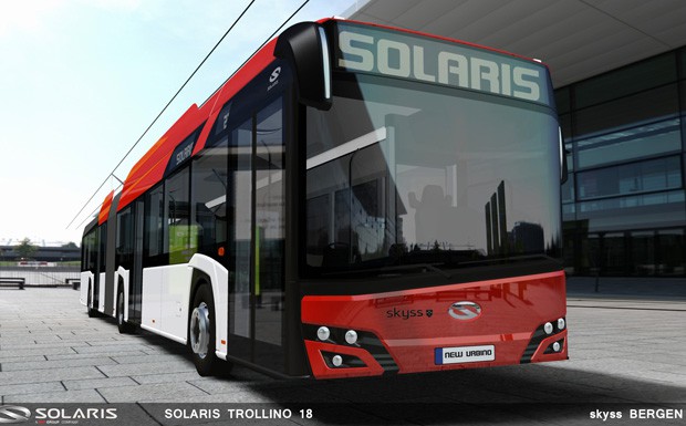 Solaris-Trolleybusse in Norwegen