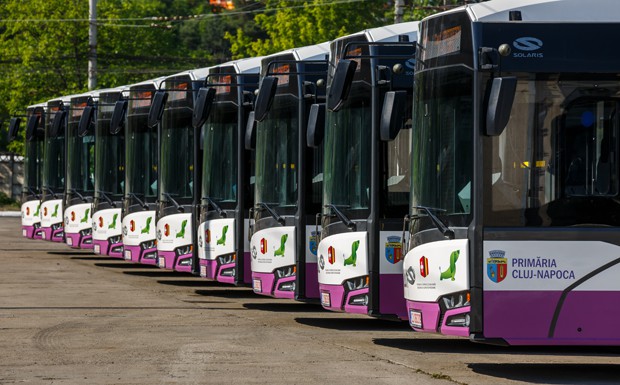 Solaris: Elf Elektrobusse für Cluj-Napoca
