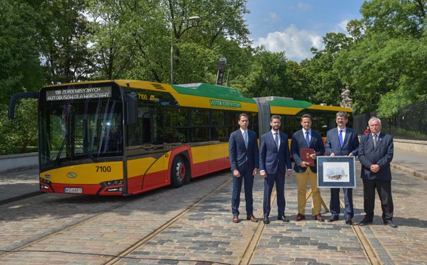 Solaris liefert 130 Gelenkelektrobusse nach Warschau