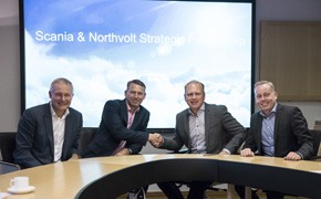 Kooperation zwischen Scania und Northvolt