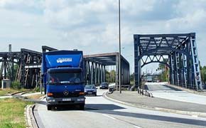 Hamburger Rethe-Hubbrücke wieder betriebsklar