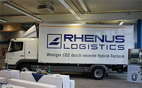 Rhenus testet Hybrid-LKW von Mercedes-Benz