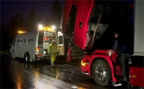 15 Jahre Notdiensthilfe für Scania-Fahrer 