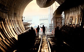 Pannen-Tunnel Schlüchtern vor Inbetriebnahme 