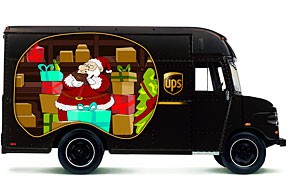 Am Rande: UPS hilft dem Weihnachtsmann