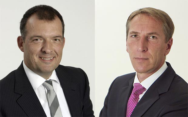 Führungswechsel: Heinz Piskay und Frank Schöller mit neuen Aufgaben im Akzo Nobel Konzern