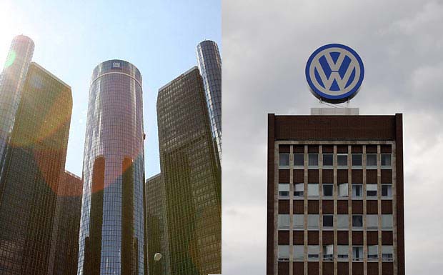 Erstes Halbjahr: Volkswagen verkürzt Abstand auf GM
