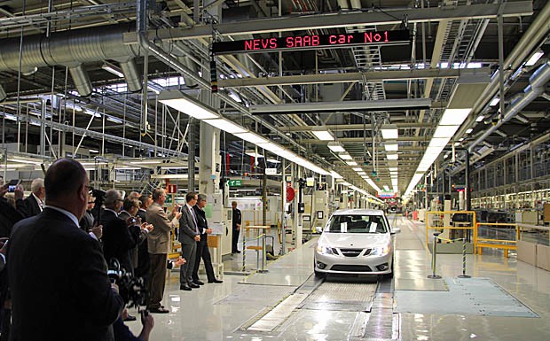 Saab: Produktion in Schweden wieder aufgenommen