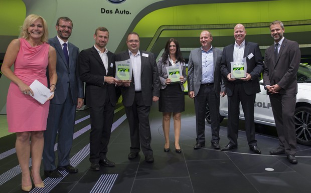 Ehrung: Volkswagen Financial Services ehrt grüne Flotten