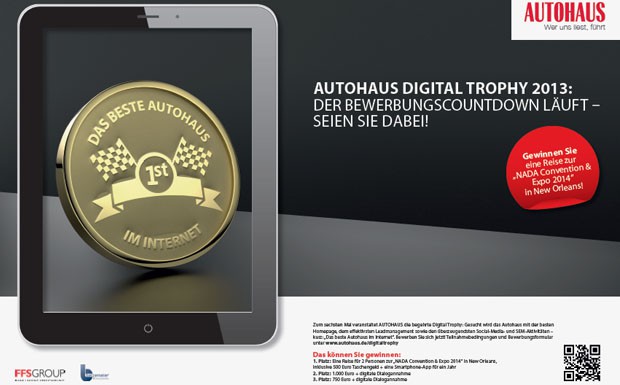 "digital trophy 2013": Wer hat die beste Händlerwebsite?