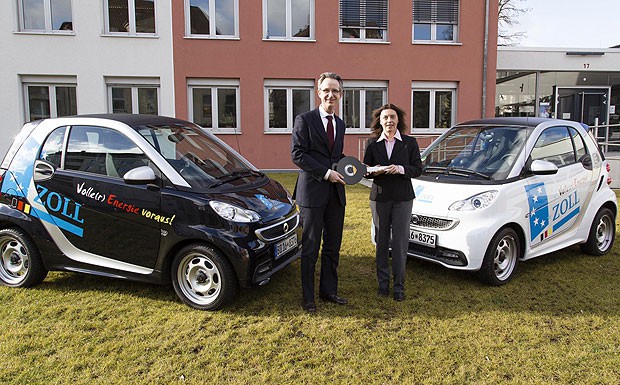 Daimler: Zolleinsätze jetzt im E-Smart