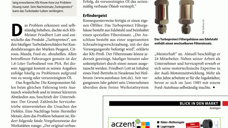 Ausgabe 18/2013: Turboschutz