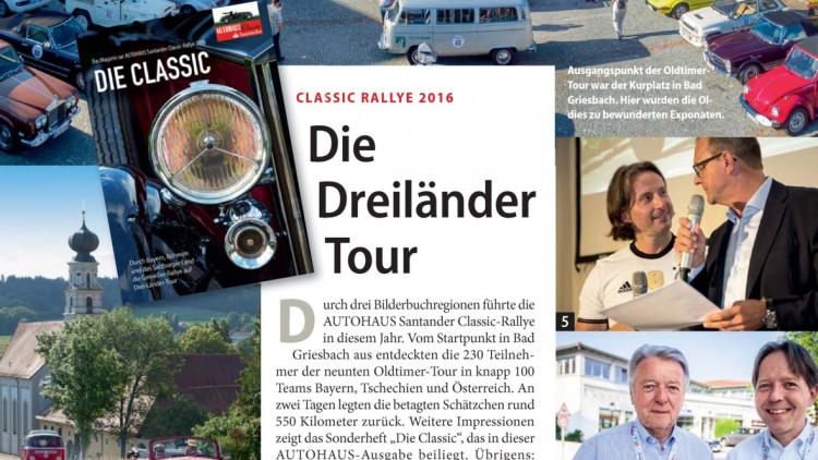 Classic Rallye 2016: Die Dreiländer Tour