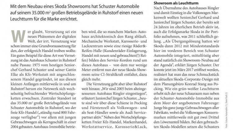Schuster Automobile, Ruhstorf: Neuer Knoten im Netz