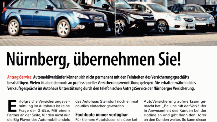 Ausgabe 16/2012: Nürnberg, übernehmen Sie!