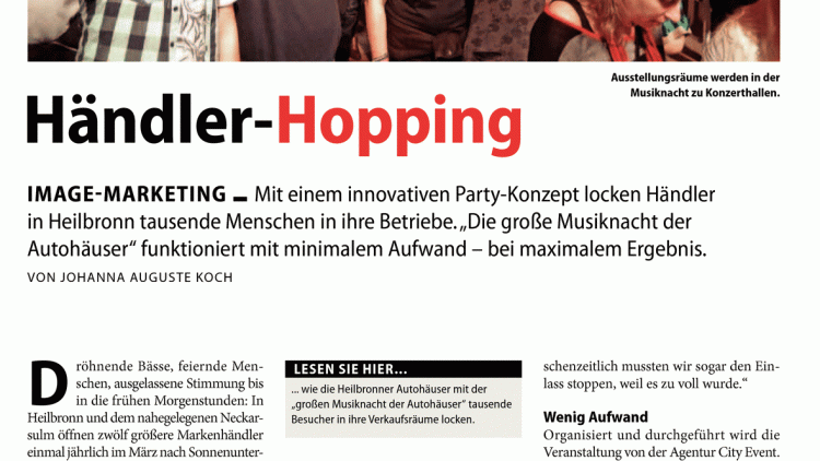 Ausgabe 16/2012: Händler-Hopping