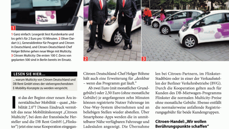 Ausgabe 19/2012: Stadtmobilität 2.0