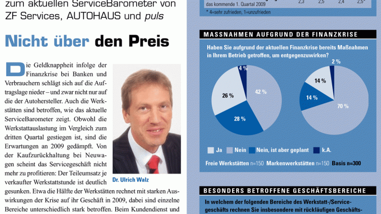 Ausgabe 23-24/2008: Service / Dr. Ulrich Walz, Marketingleiter von ZF ...