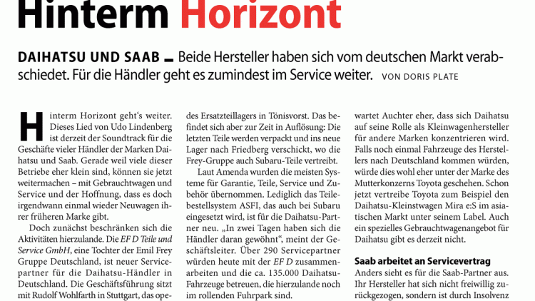 Ausgabe 05/2013: Hinterm Horizont