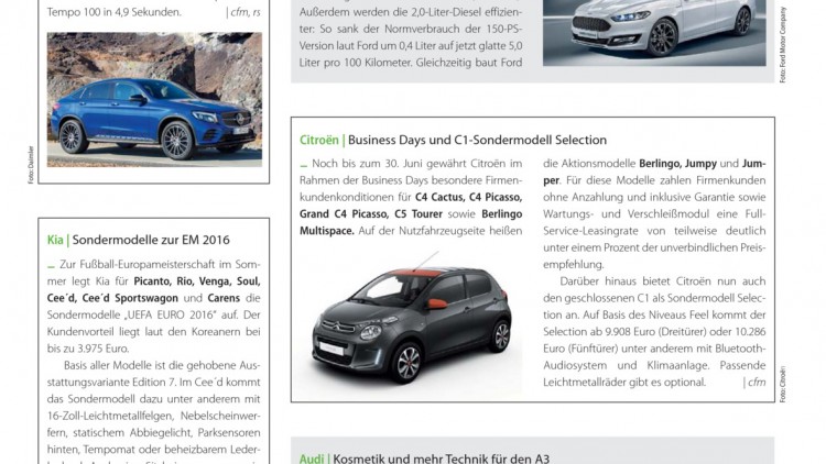 Citroën: Business Days und C1-Sondermodell Selection